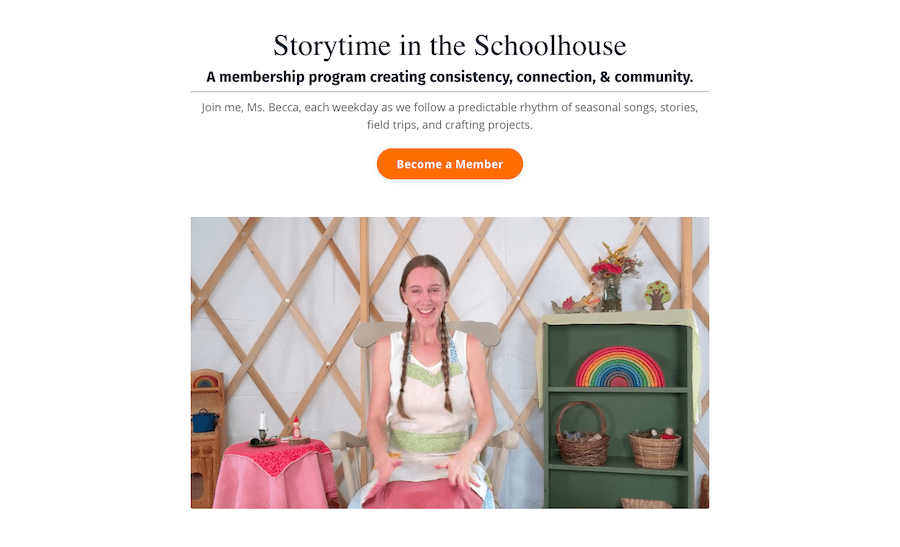 Storytime in the Schoolhouse