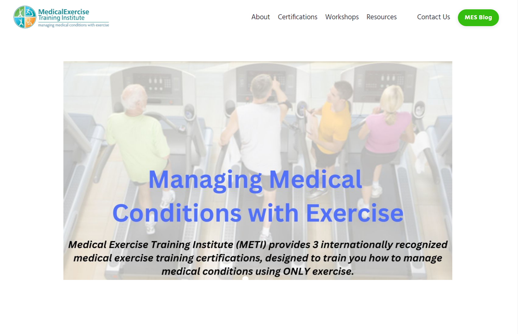 4. Medical Exercise Training Institute