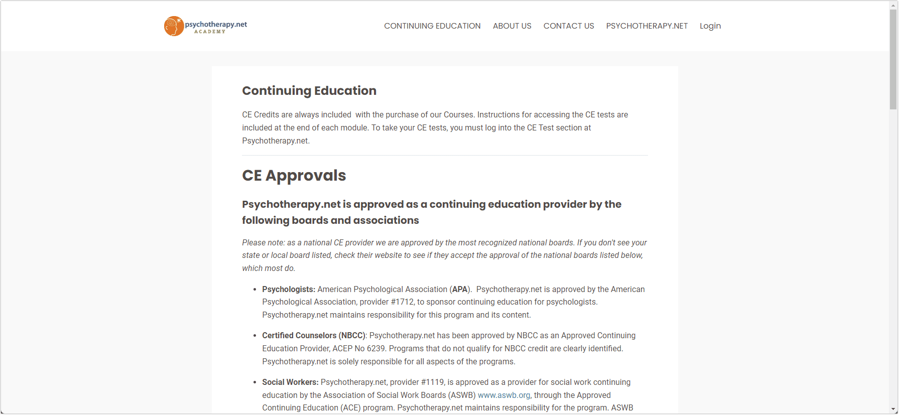 Psychotherapy.net